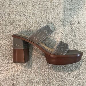 Frye platform sandals